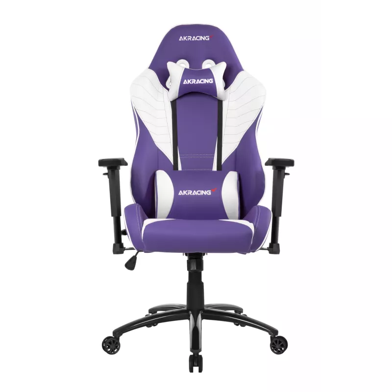 Fotoliu Gaming AKRacing Core SX AK-SX-LAVENDER Lavender, Metal,  Piele eco,  Gazlift,  150 kg,  160-190 cm,  Violet,  Alb
