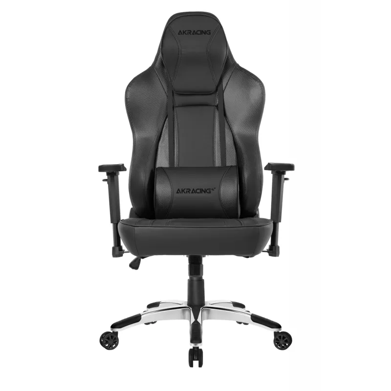 Fotoliu Gaming AKRacing Obsidian AK-OBSIDIAN Carbon Black, Metal,  Piele eco,  Gazlift,  150 kg,  167-200 cm,  Carbon