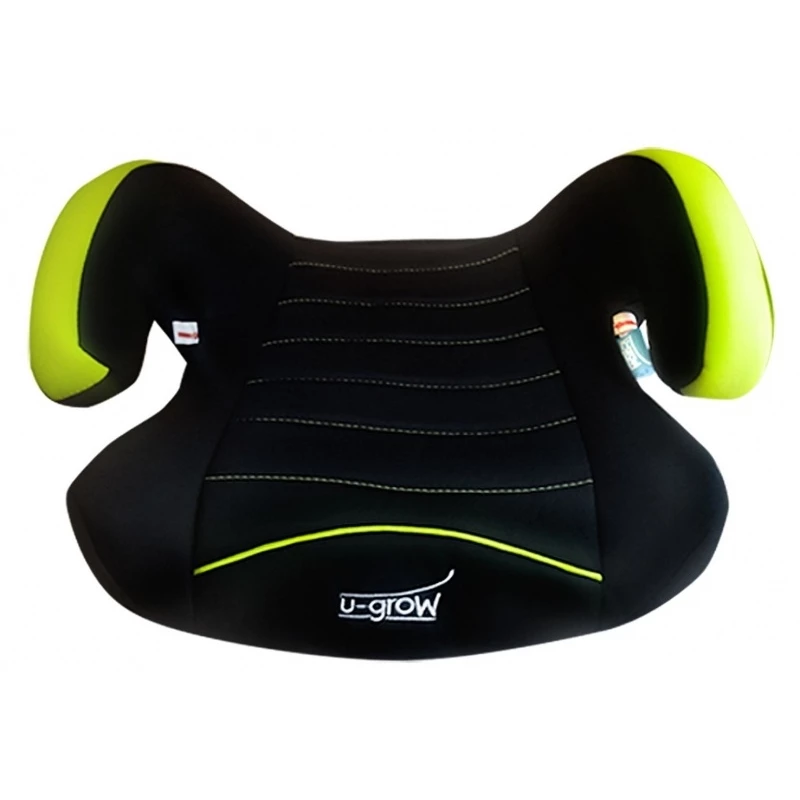 Scaun auto pentru copii U-Grow BXS-210VN, 2, 3,  15-36 kg,  3.5-12 ani,  Instalare cu fata inainte,  Negru,  Verde