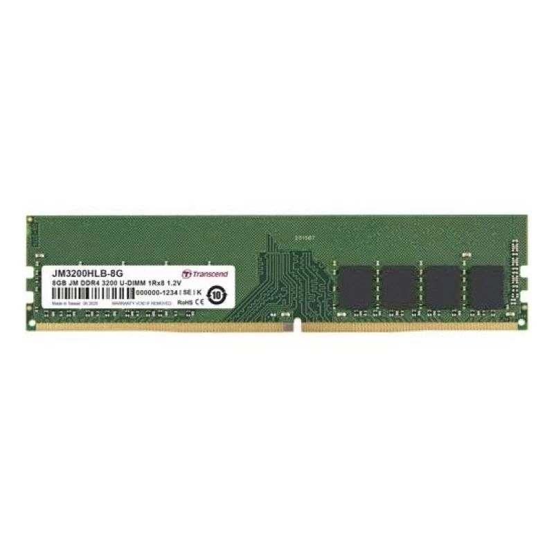 RAM TRANSCEND PC25600, DDR4 8GB 3200MHz, CL22,  1.2V