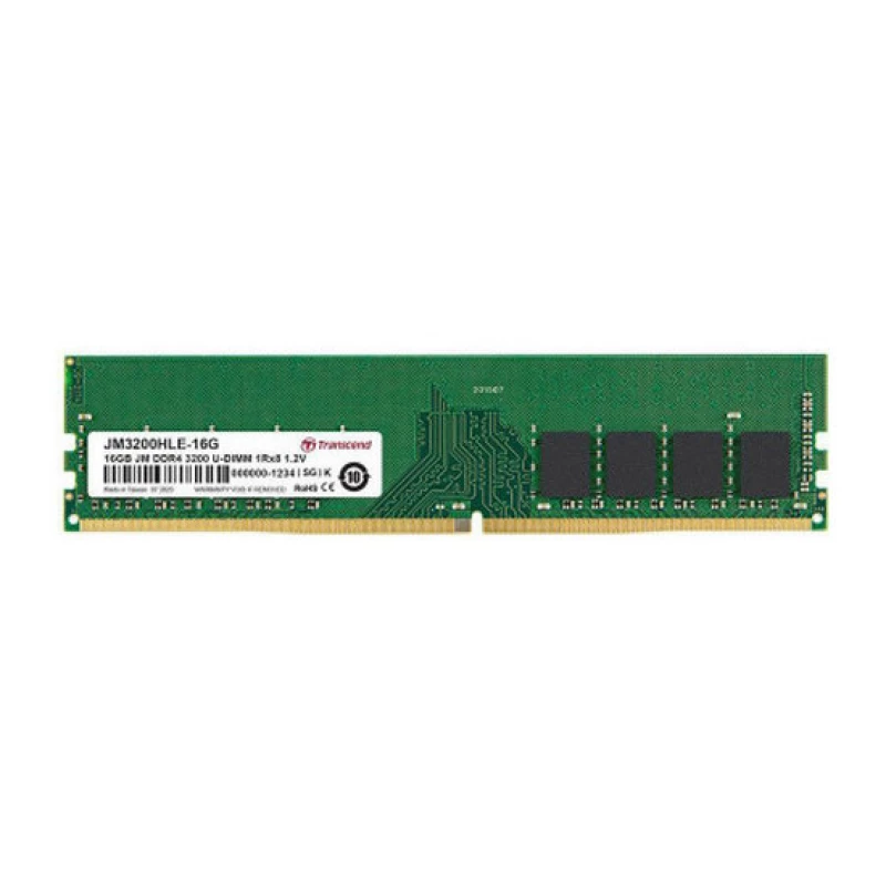 RAM TRANSCEND PC25600, DDR4 16GB 3200MHz, CL22,  1.2V