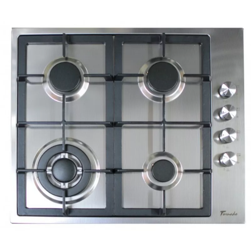 Plita incorporabila cu gaz TORNADO TR-4026 HM IX, 4 arzatoare, Inox
