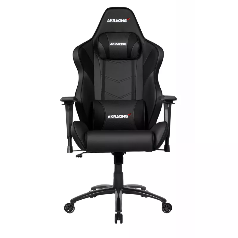 Fotoliu Gaming AKRacing Core LX Plus AK-LXPLUS-BK Black, Metal,  Piele eco,  Gazlift,  150 kg,  167-200 cm,  Negru
