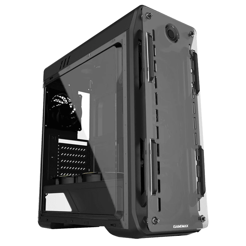 Carcasa fara PSU GAMEMAX OPTICAL BLACK, ATX
