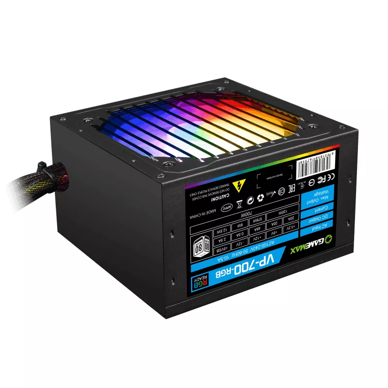 Sursa de alimentare PC GAMEMAX VP-700-RGB, 700W, ATX