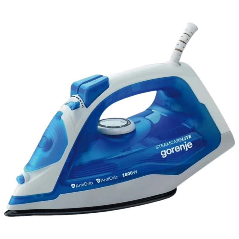 Fier de calcat GORENJE SIH1800BLT, 1800 W, 250 ml, Albastru, Alb