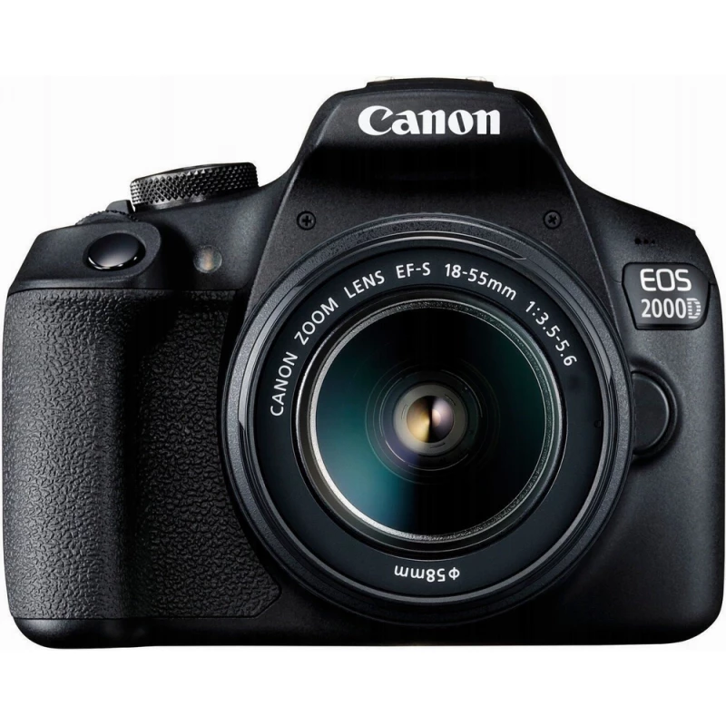 Camera foto D-SLR CANON EOS 2000D 18-55 DC III BLACK (2728C007)