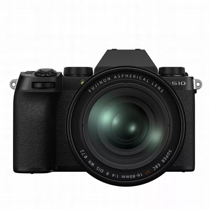 Camera foto mirrorless Fujifilm X-S10 black/XF16-80mmF4 R OIS WR Kit