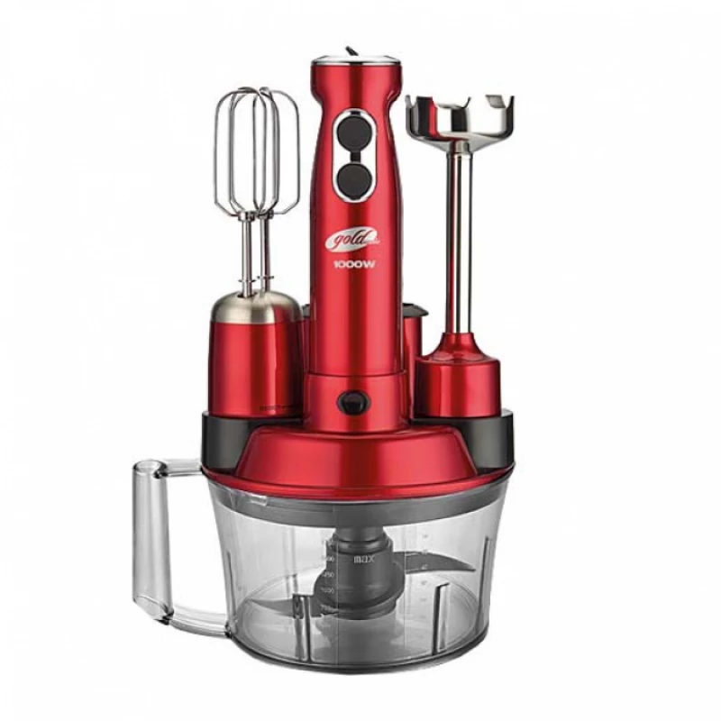 Кухонный комбайн GOLDMASTER GM 7239 K, 1000 Вт,  1 скорость,  Турбо,  1.5 л