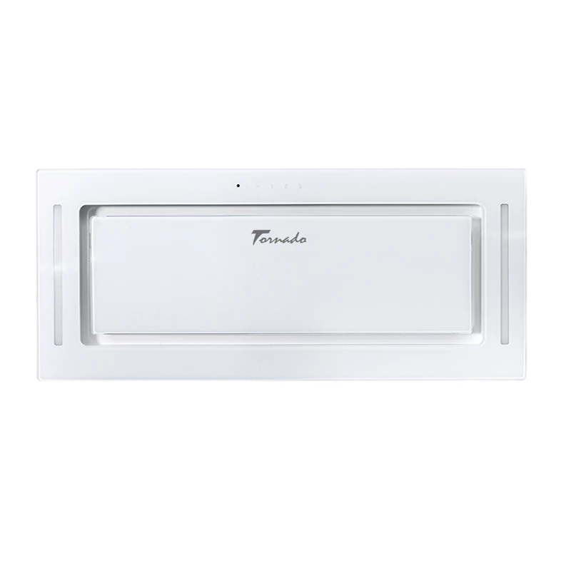 Hota TORNADO 1200(70) FG WH LED, 400  m³/h,  1 motor,  70 cm,  Filtru din aluminiu absorbant de grasimi,  Alb