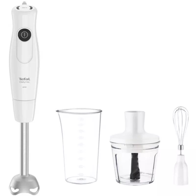 Blender Tefal HB533138, Stationar,  600 W,  0.5 l,  0.8 l,  1 viteze,  Inox,  Alb