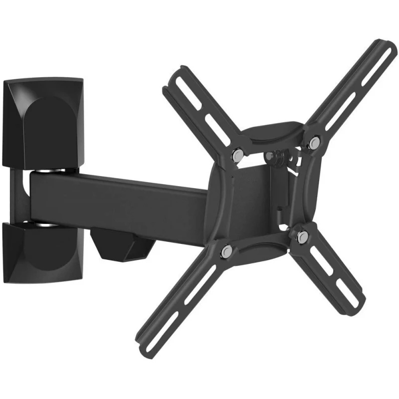 Настенное крепление BARKAN 2300 Black Full Motion, 13"-43",  0°-15°,  200x200,  25 кг,  Чёрный