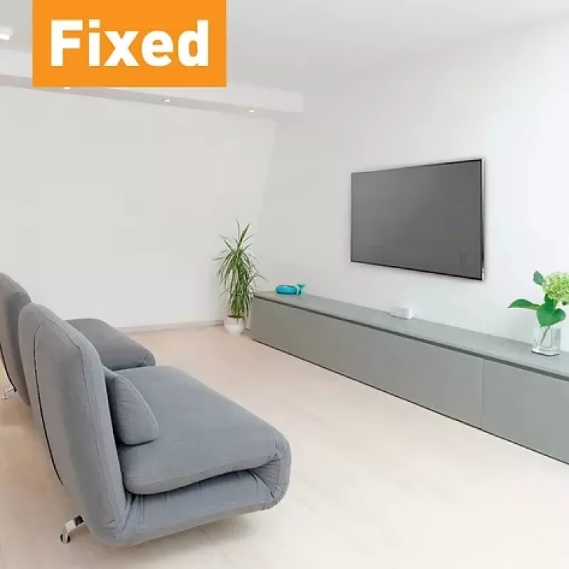 Suport perete BARKAN Barkan E20 Black 13 - 43 Fixed, Fixat,  13-43",  40 kg,  200x200 mm,  Negru