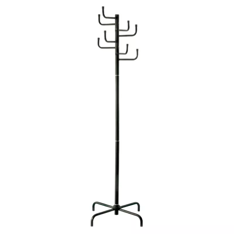 Cuier Nowy Styl CACTUS BLACK, Cuier de podea,  Otel vopsit,  Negru, 183.7