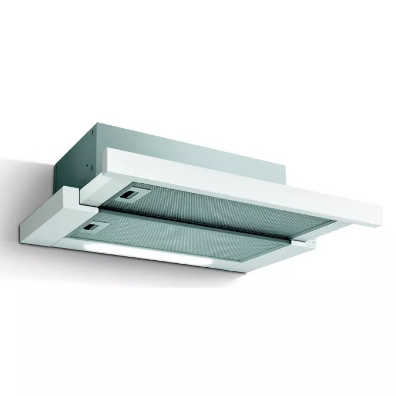 Вытяжка Elica ELITE 14 LUX WH/A/50, 650 м³/ч, 1 двигатель, 49.8 см, Жироулавливающий алюминиевый фильтр, Белый