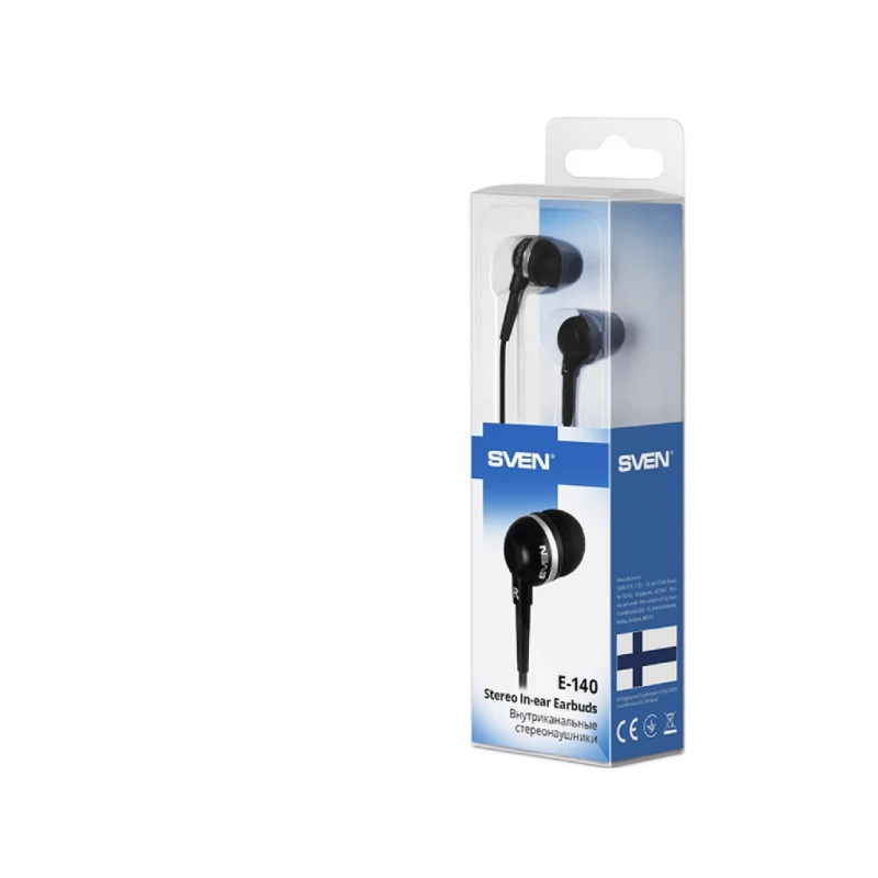 Casti cu fir SVEN E-140 BLACK