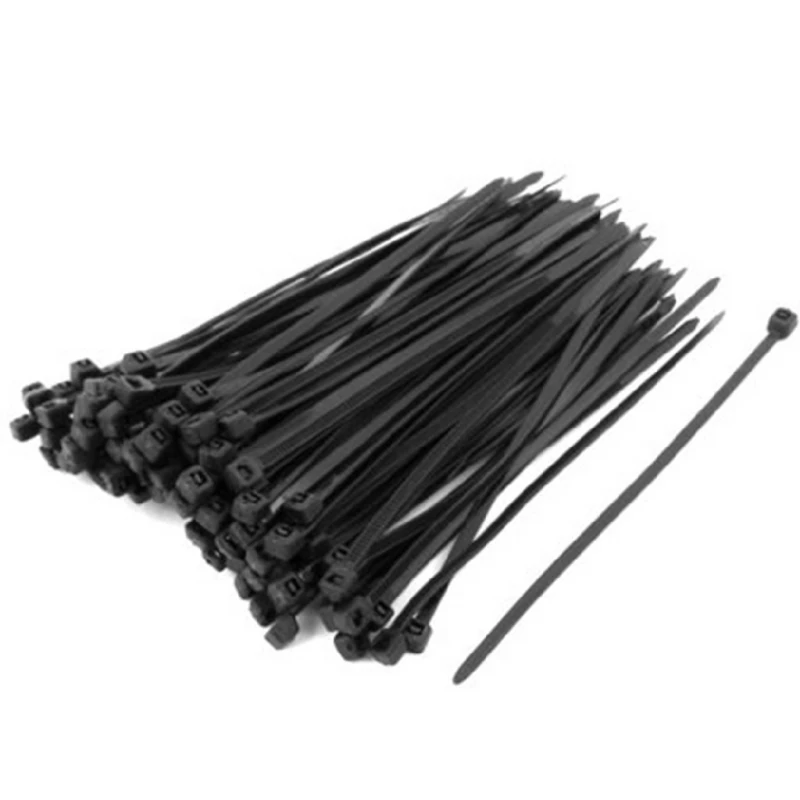 Consumabil APC Cable Organizers (nylon ties) 200mm 4.8mm,  bag of 100 pcs,  Black