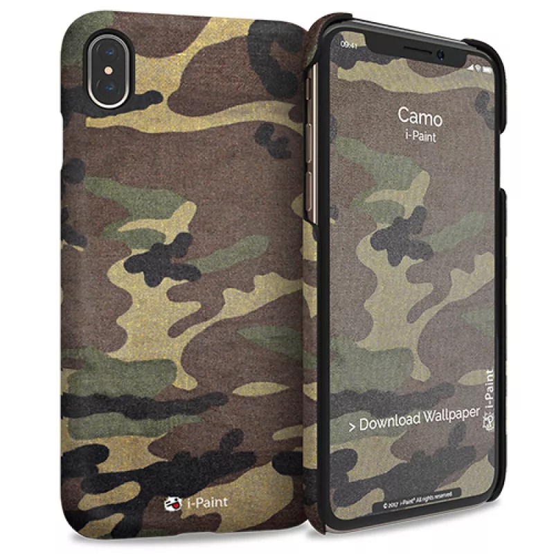 Husa I-Paint HARD CASE - IPH X,  XS,  CAMO