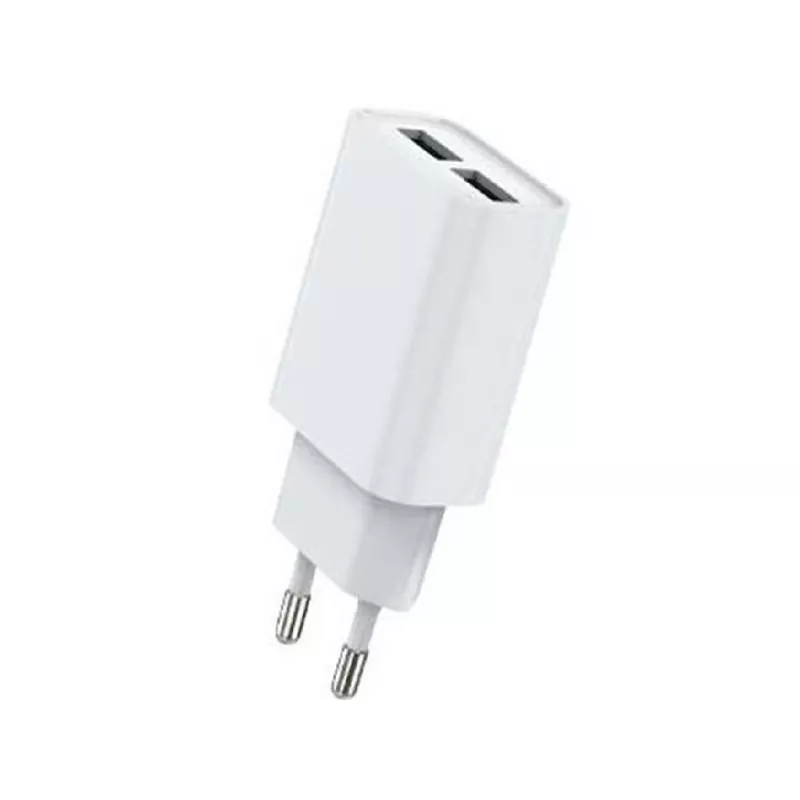 Incarcator HELMET WALL CHARGER 2USB WITH LIGHTNING CABLE WHITE
