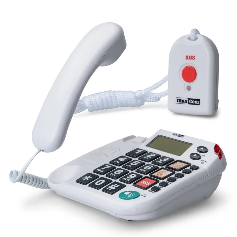 Telefon stationar Maxcom KXT481 SOS WHITE
