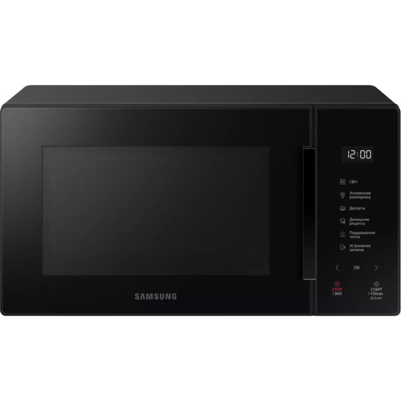 Cuptor cu microunde Samsung MS23T5018AK/BW, 23 l,  800 W,  5 trepte  putere,  Grill,  Negru
