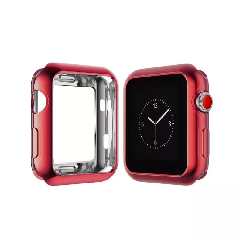 Чехол Hankn APPLE WATCH, Бампер,  Series 4,  5,  6,  SE, Red