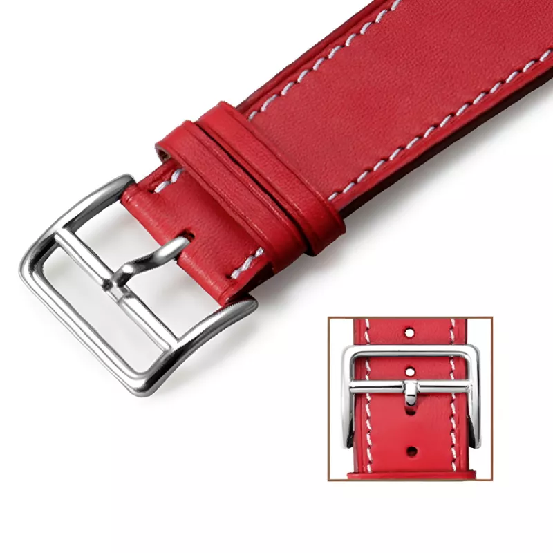 Bratara pentru ceas VPG LEADER SERIES REAL LEATHER IWATCH STRAP RED 40MM