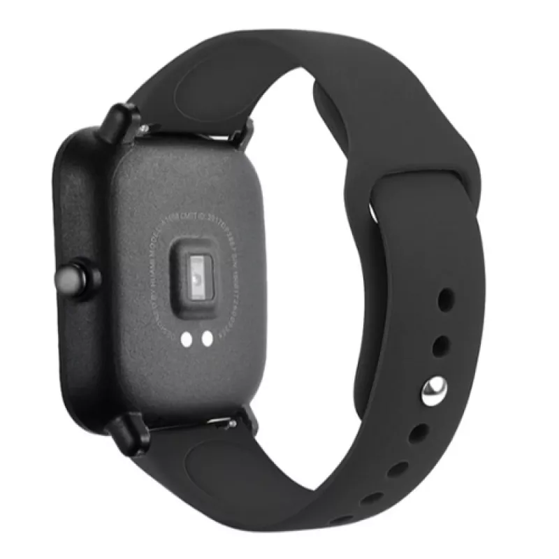 Ремешок браслет для часов Xiaomi STRAP AMAZFIT 20MM РЕМЕШОК BLACK