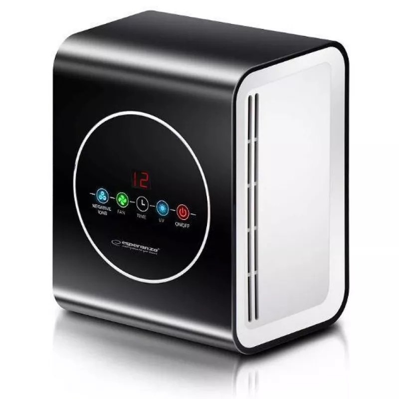 Purificator de aer ESPERANZA BREEZE EHP001, 10 W,  10-12 m2,  45 dB,  Timer 1 -12 ore,  Negru,  Alb