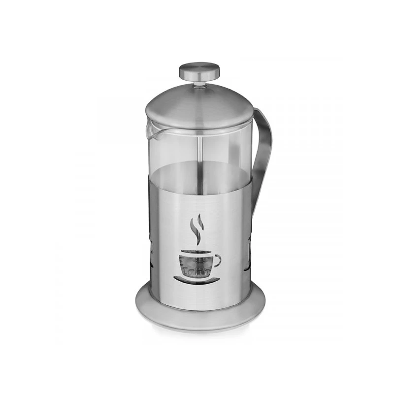 French-press Aurora AU8002, French press,  Sticla,  0.6 l,  Metalic