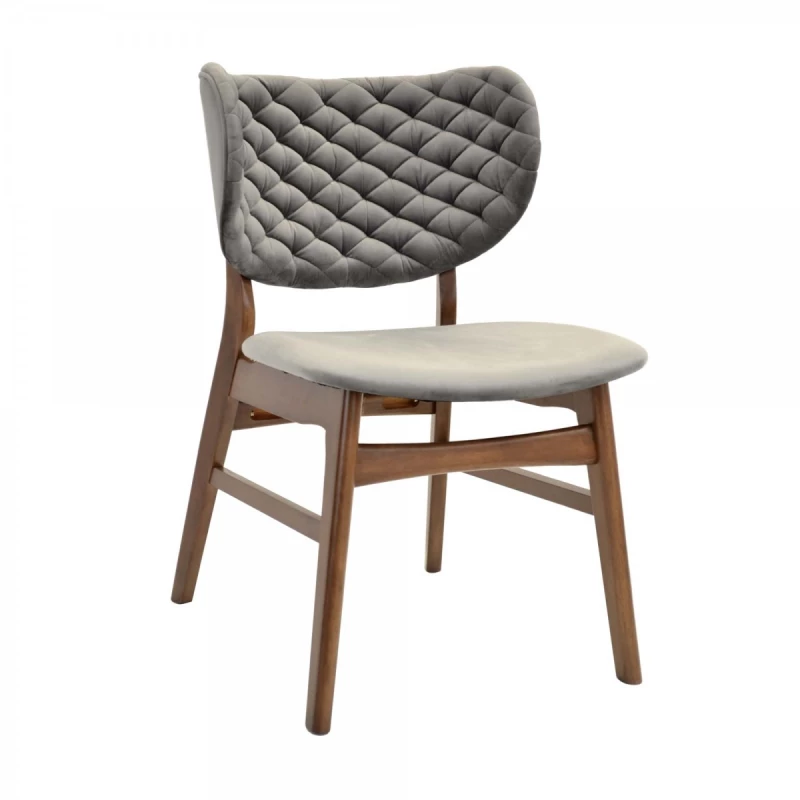 Стул DP Scaun Sense~FG898-10 Charcoal, Для кухни,  для гостиной,  Дерево,  Ткань,  Древесный уголь