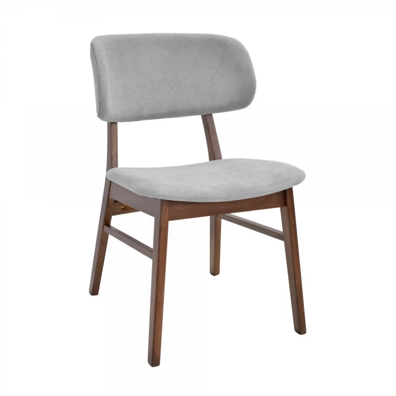 Стул DP Uni Fg22616-15, Для кухни и гостиной,  Дерево,  Ткань,  Дымчатый