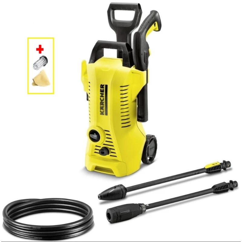 Masina de spalat cu presiune KARCHER K 2 Power Control, 1.4 kW, 360 l, h, 110 bar, 40°C temperatura maxima, Galben, Negru