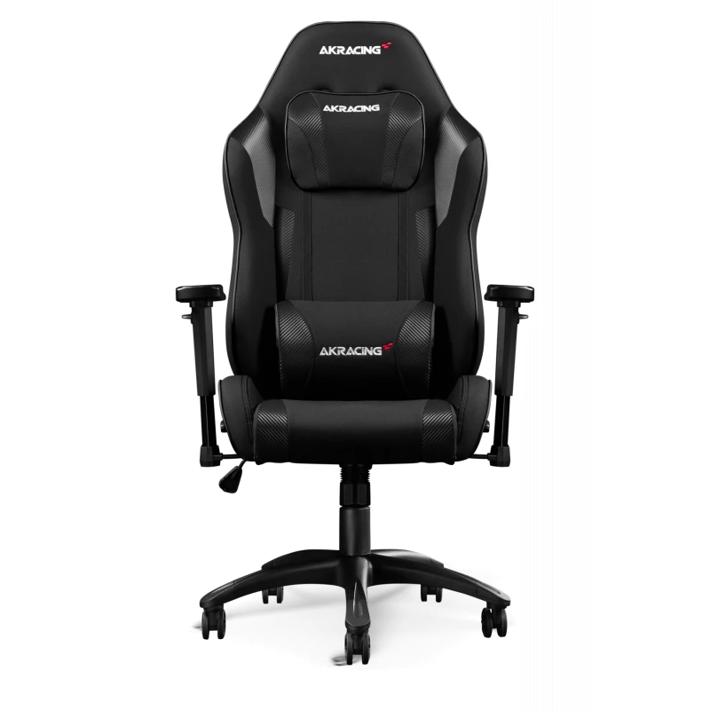 Fotoliu Gaming AKRacing Core AK-EX-SE-CB Carbon Black, Metal,  Poliester,  Gazlift,  150 kg,  160-190 cm,  Negru