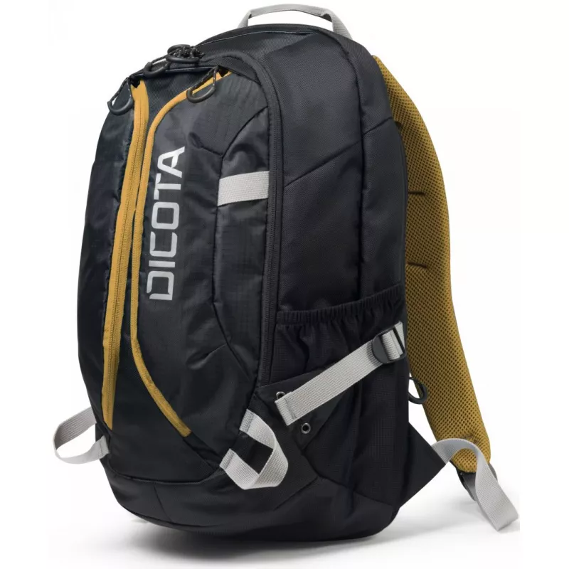 Rucsac laptop DICOTA D31048 ACTIVE BLACK/YELLOW, 15.6