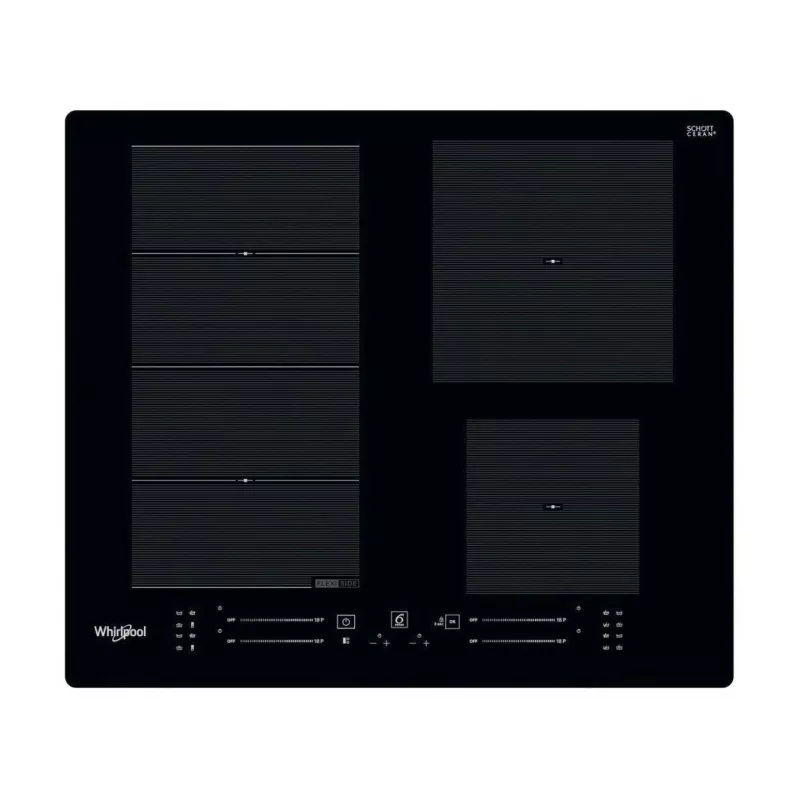 Plita incorporabila cu inductie Whirlpool WF S0160 NE, Electrica cu inductie,  Vitroceramica,  4 arzatoare,  Sensor,  Negru