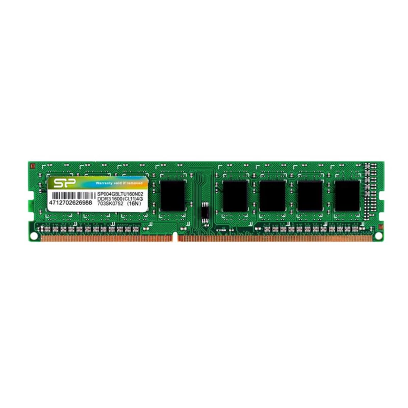 RAM SILICON POWER SP004GBLTU160N02, DDR3 4GB 1600MHz, CL11,  1.5V