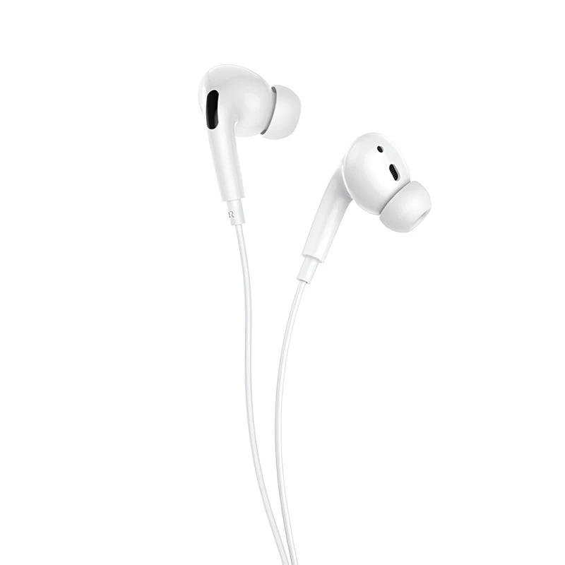 Casti fara fir Hoco M1 PRO ORIGINAL SERIES EARPHONES FOR TYPE-C WHITE