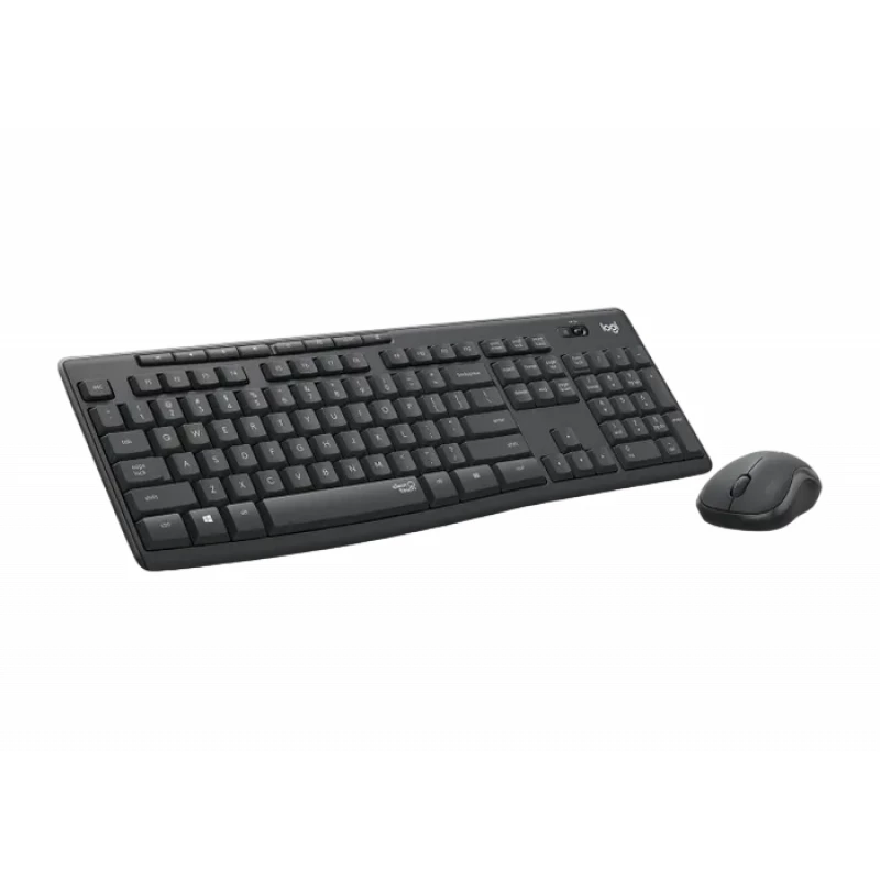 Kit (keyboard+mouse) LOGITECH MK295 SILENT BLACK, Wireless