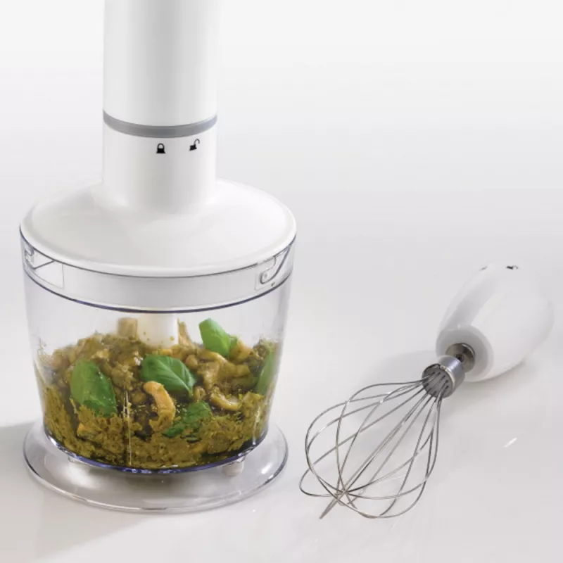 Blender de mana GORENJE HBC564QW, 560 W,  0.5 l,  2 viteze,  Inox,  Alb