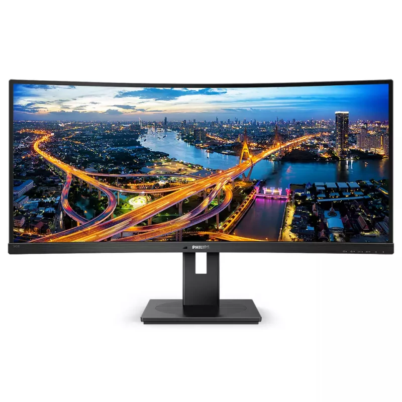 Monitor PHILIPS 345B1C, 34 3440x1440, VA-Curved HDMI DP USB HAS