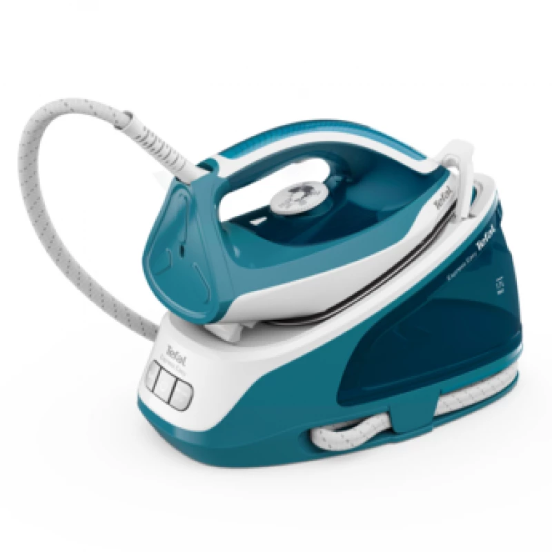 Утюг Tefal SV6131E0, Подошва керамика,  2200 Вт,  350 г, мин,  1.7 л,  Белый,  Cиний