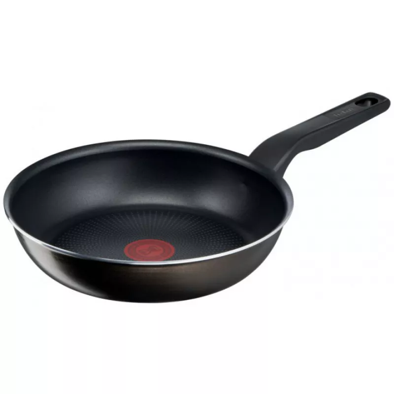 Сковорода Tefal C3840453,  Black, 24 см,  Алюминий,  Черный