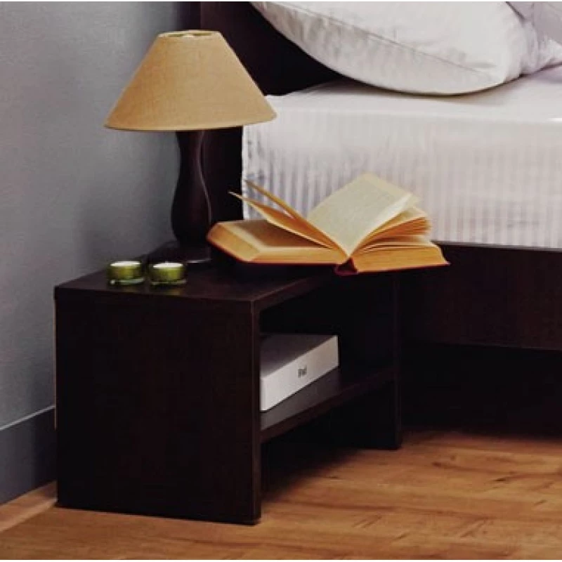 Noptiera Ambianta BRAVO, 1 sertar,  PAL melaminat,  Sonoma inchis,, 40 x 30 x 30