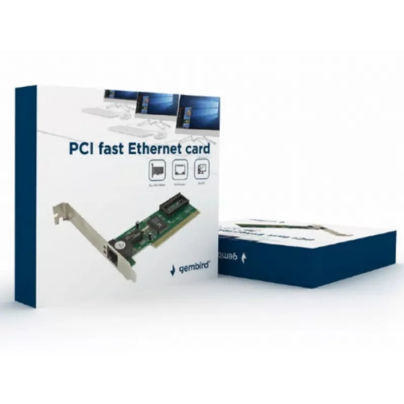 Адаптер сетевой GEMBIRD NIC-R1, RJ-45,  10, 100 Mbps