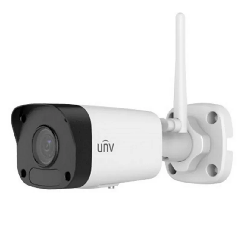 IP-камера UNV IPC2122SR3-F40W-D, 2Mp WiFi, 1, 2.7" CMOS, Fixed lens (4mm), IR range: up to 30m, ICR, 1920x1080:20fps, Ultra 265, H.265, H.264, MJPEG, Triple stream, MicroSD, Reset, DWDR, IP67, HLC, DC12V