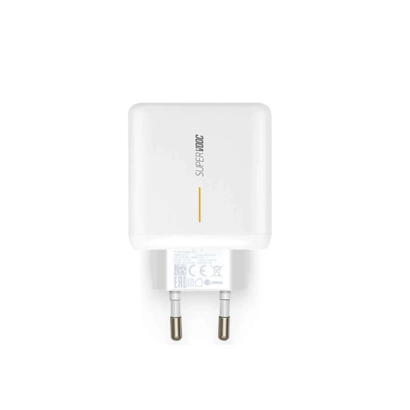 Incarcator Oppo SUPER VOOC FLASH CHARGER 10V/6A 65W,  WHITE