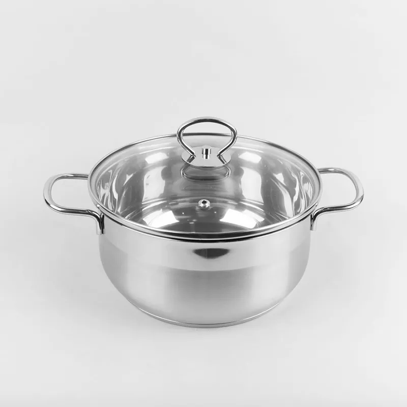 Cratita cu capac Maestro MR-3508-12, 0.5 l,  12 cm,  Inox,  Inox