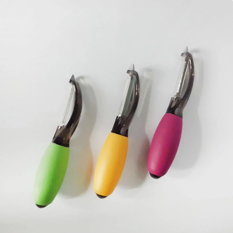 Фрукто овощечистка Maestro MR-1174, 16 x 3.3 x 3.3 см,  Нержавеющая сталь,  Желтый,  Красный,  Зеленый