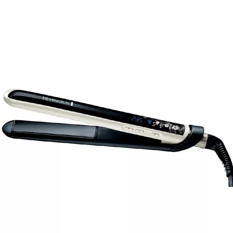 Утюжок для волос Remington S9500, Керамические пластины,  25x110 мм,  235°C,  9 режимов,  Дисплей,  Черный, Серый